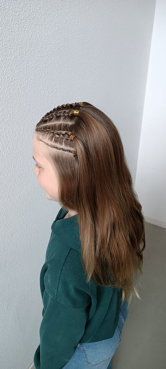 Pre-teen Half Head Cornrow