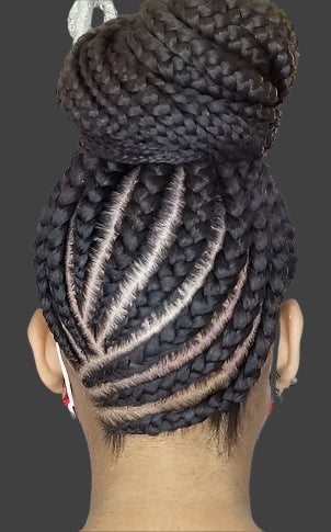 Cornrows Updo