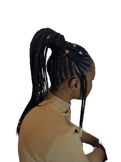 Cornrows Updo