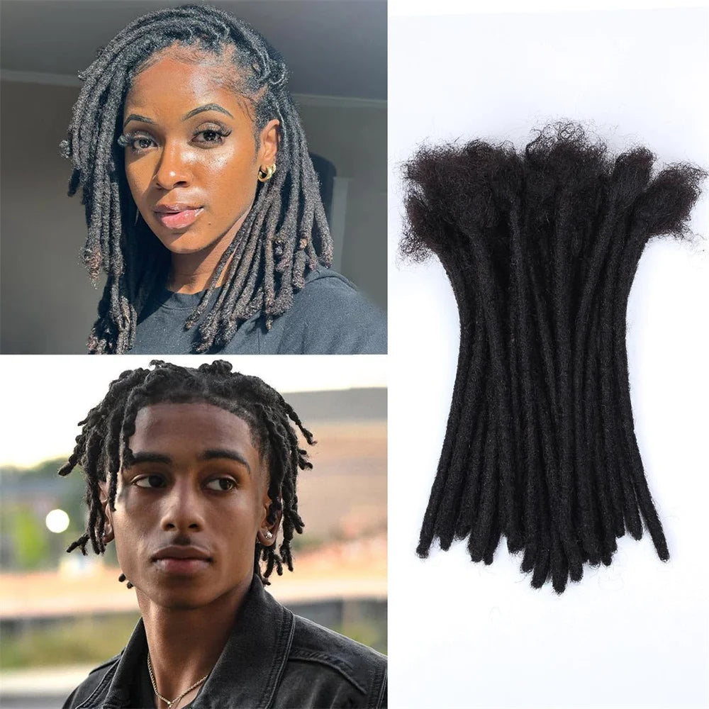 Dreadloc Extensions Loc Extensions Afro Kinky Dreads Extensions for Men/Women, Synthetic Dread Set Thick Soft Locs Extensions
